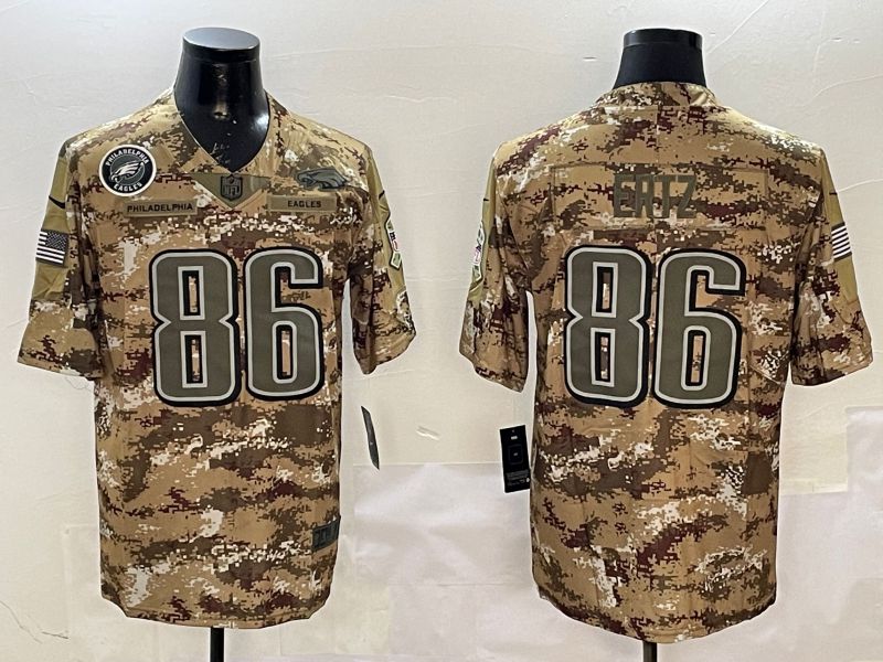 Men Philadelphia Eagles #86 Ertz Camo 2025 Nike Salute to Service Limited NFL Jersey style 2124->philadelphia eagles->NFL Jersey